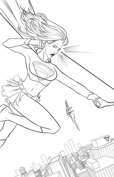 Dibujos de Supergirl